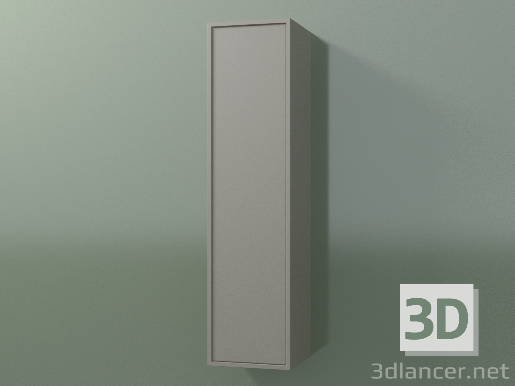 modello 3D Pensile con 1 anta (8BUACCD01, 8BUACCS01, Clay C37, L 24, P 24, H 96 cm) - anteprima