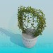 modèle 3D Pot de fleur - preview