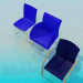 3d model Office chairs - preview