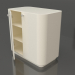 3d model Mueble TM 031 (entreabierto) (660x400x650, color plástico blanco) - vista previa