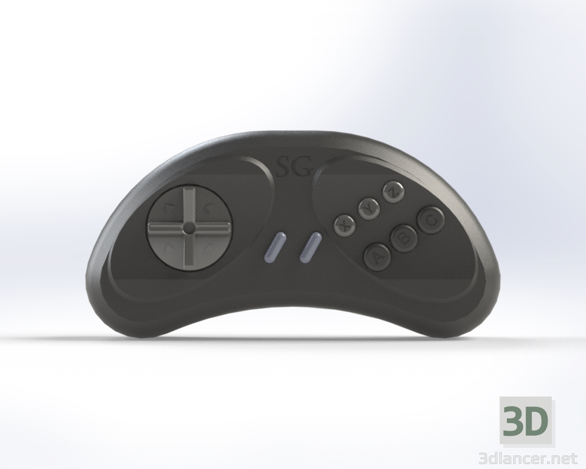 Gamepad 3D-Modell kaufen - Rendern