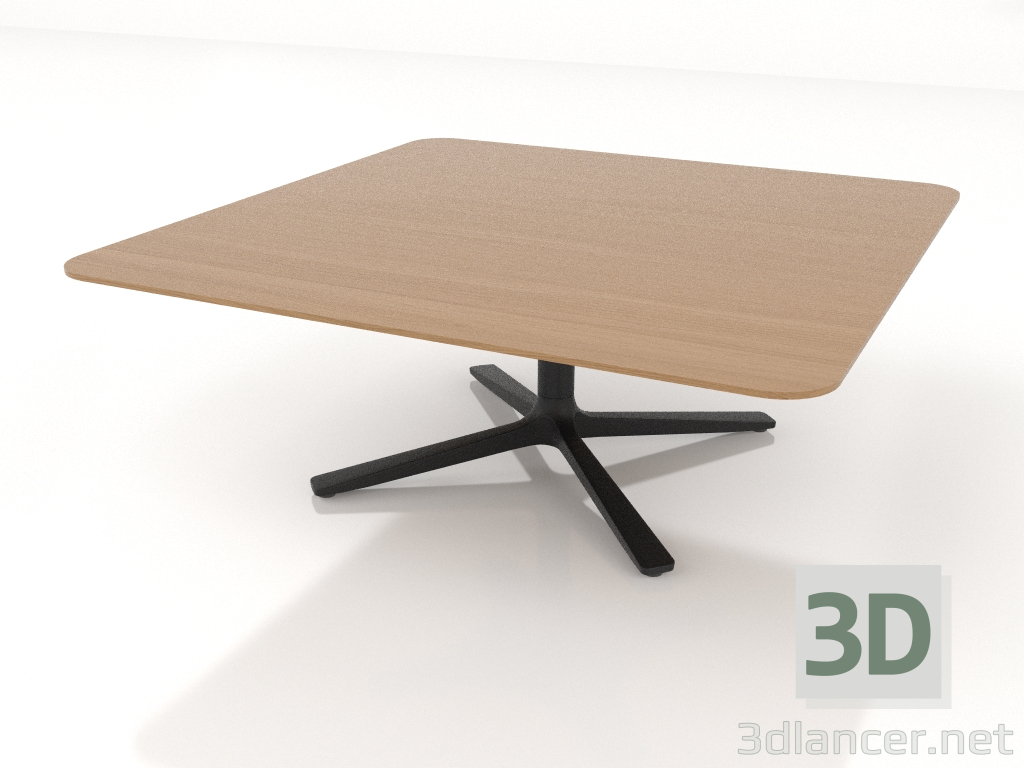 3d model Mesa baja 90x90 h34 - vista previa