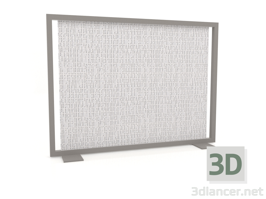 modèle 3D Cloison écran 150x110 (Gris quartz) - preview