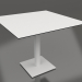 modèle 3D Table à manger sur pied colonne 90x90 (Gris) - preview