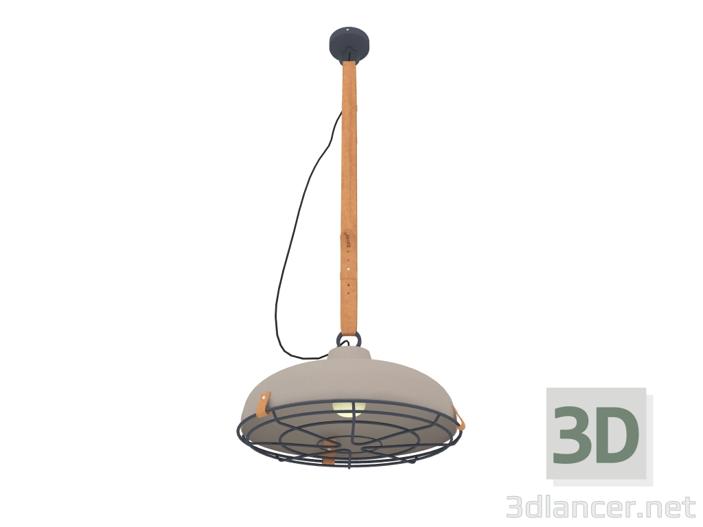 3d model Lámpara colgante Dek 51 (Gris) - vista previa