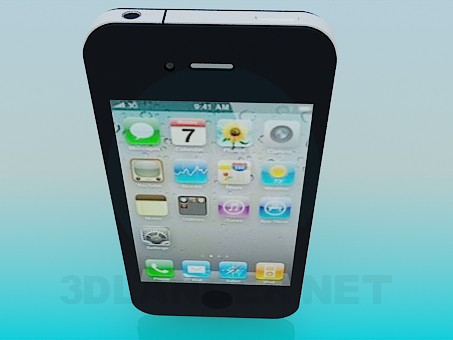 3D modeli IPhone - önizleme