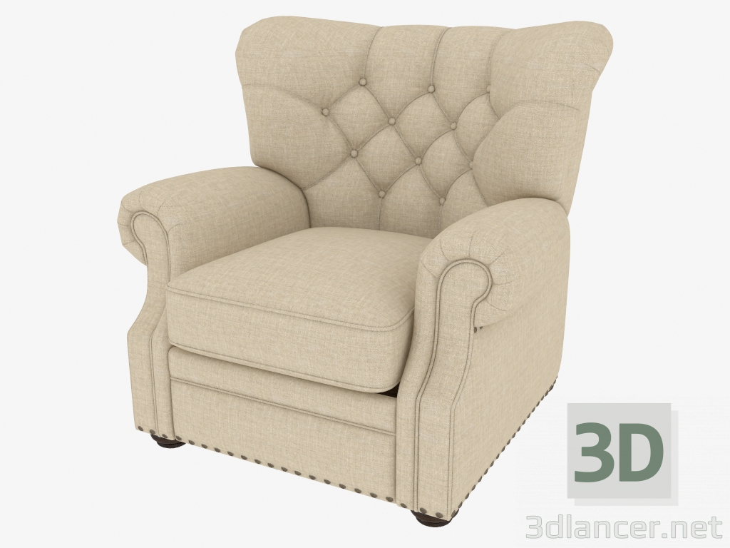 3d model Armchair ROCKFORD RECLINER (602.011) - preview