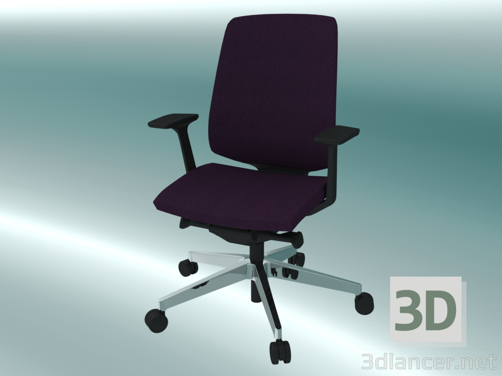 modèle 3D Fauteuil (230SFL P60, support lombaire A) - preview