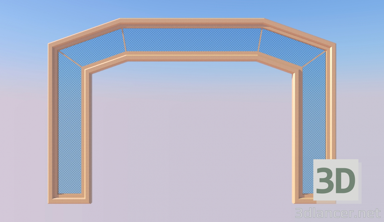 modello 3D Ampio arco - anteprima