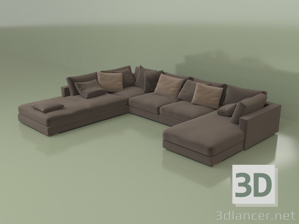 3D Modell Ecksofa Adriana - Vorschau