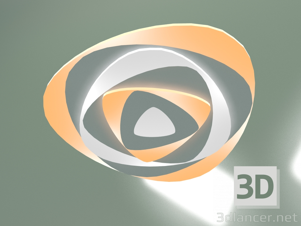 3D modeli Tavan LED lambası Mare 90212-1 - önizleme