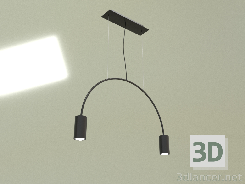 Modelo 3d Luminária pendente VOLTA 2 BK 16004 - preview