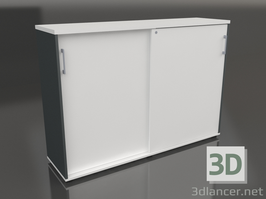 Modelo 3d Armário com portas de correr Standard A3P08 (1600x432x1129) - preview