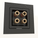 3d model Acoustic socket (hammer black) - preview