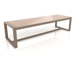 Table à manger avec plateau en verre 307 (Bronze)