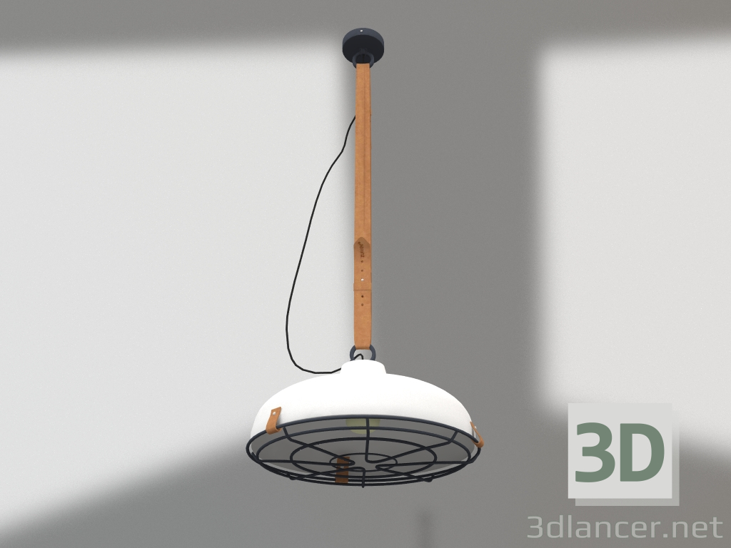 3d model Hanging lamp Dek 51 (White) - preview