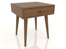 Bedside table STAND NEW 420x400 mm (light walnut)