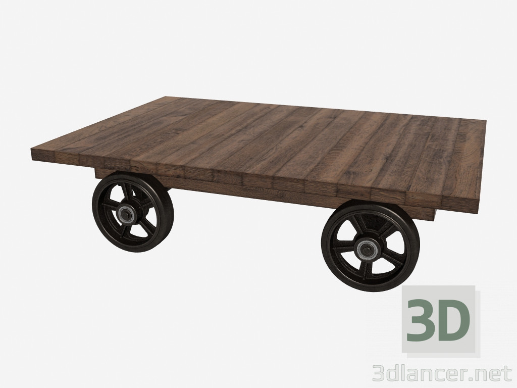 Modelo 3d Mesa de centro CARSTEN carrinho (521.027) - preview