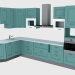 3d model Granja de cocina - vista previa