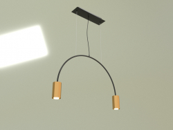 Pendant lamp VOLTA 2 BK+GD 16005