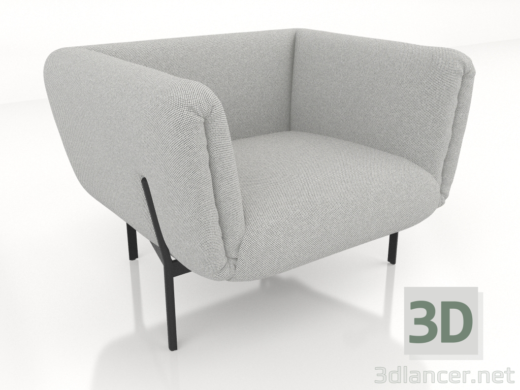 modèle 3D Fauteuil (option 2) - preview