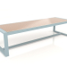 3d model Dining table with glass top 307 (Blue gray) - preview