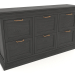 3d model Chest of drawers (3 sections) - preview