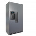 3d refrigerator Side by Side 3DS Model model buy - render