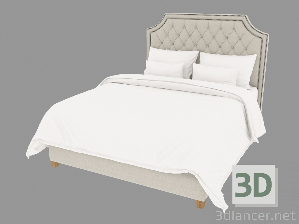 3d модель Кровать двуспальная MONTANA QUEEN SIZE BED (202 005-MF01) – превью