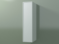 Armario de pared con 1 puerta (8BUAСDD01, 8BUAСDS01, Glacier White C01, L 24, P 36, H 96 cm)