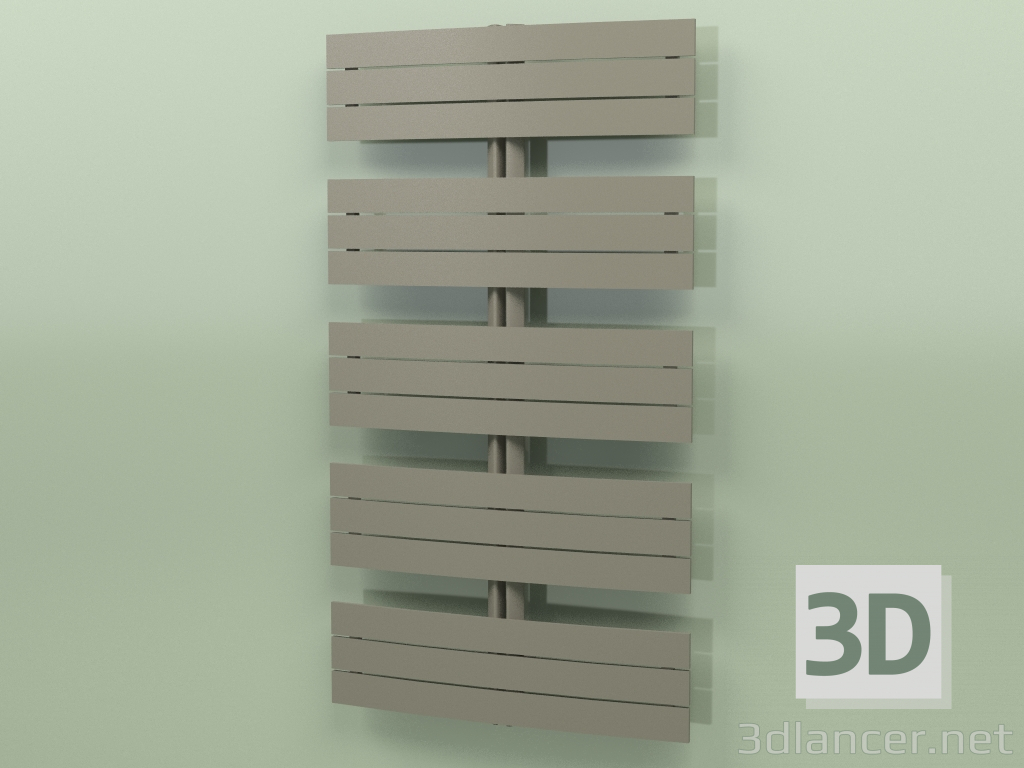 modello 3D Scaldasalviette - Apolima (1430 x 800, RAL - 7013) - anteprima