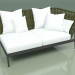 3d model Sofa module left 105 (Belt Olive) - preview