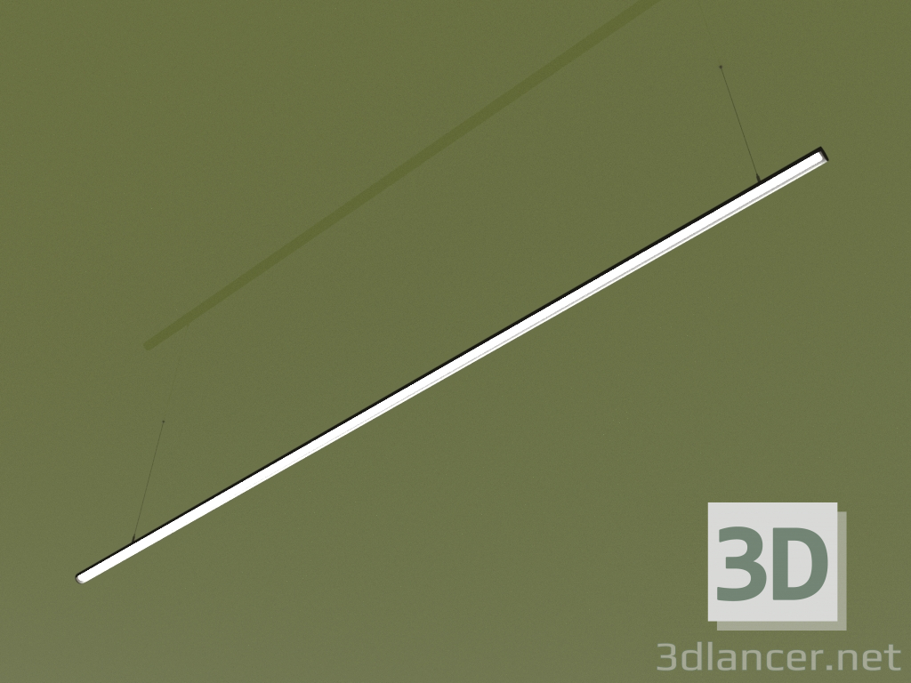 3D Modell Beleuchtungskörper LINEAR O28 (2000 mm) - Vorschau