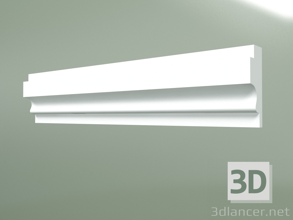 3d model Gypsum molding MT124 - preview