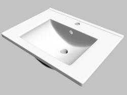 Lavabo 60 cm'lik Çekmeceye monte edilmiş lavabo (CDI 6U6M)