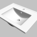 3d model Lavabo montado en la encimera de 60 cm Floks (CDI 6U6M) - vista previa