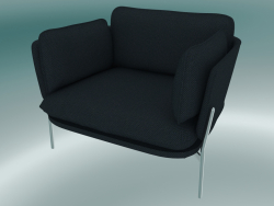 Fauteuil Cloud (LN1, 84x100 N 75cm, Pieds Chromés, Sunniva 2 192)