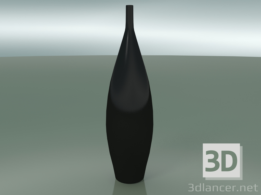 Modelo 3d Vaso Zoe (Preto) - preview