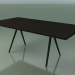 3d model Rectangular table 5433 (H 74 - 100x200 cm, legs 150 °, veneered L21 wenge, V44) - preview