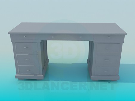 3d model Desk - preview