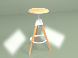 Tabouret de bar Jerry (blanc)