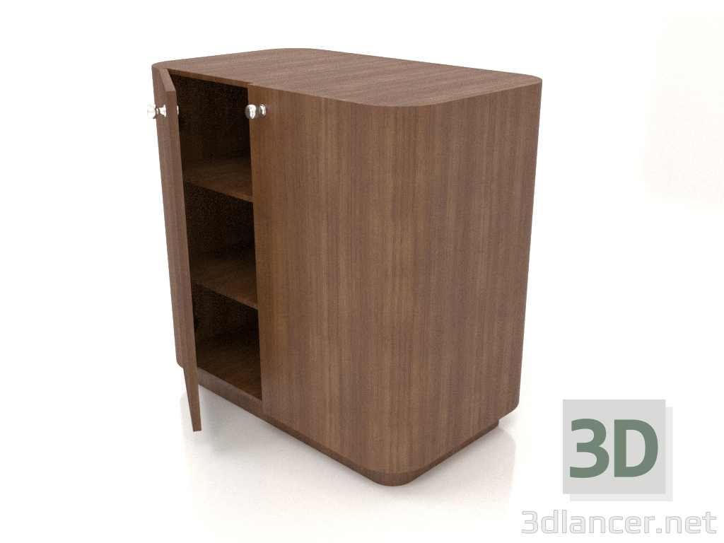 3d модель Тумба TM 031 (приоткрытая) (660x400x650, wood brown light) – превью