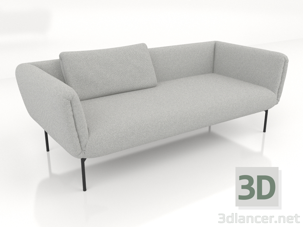 3d model Sofá de 2,5 plazas (opción 1) - vista previa