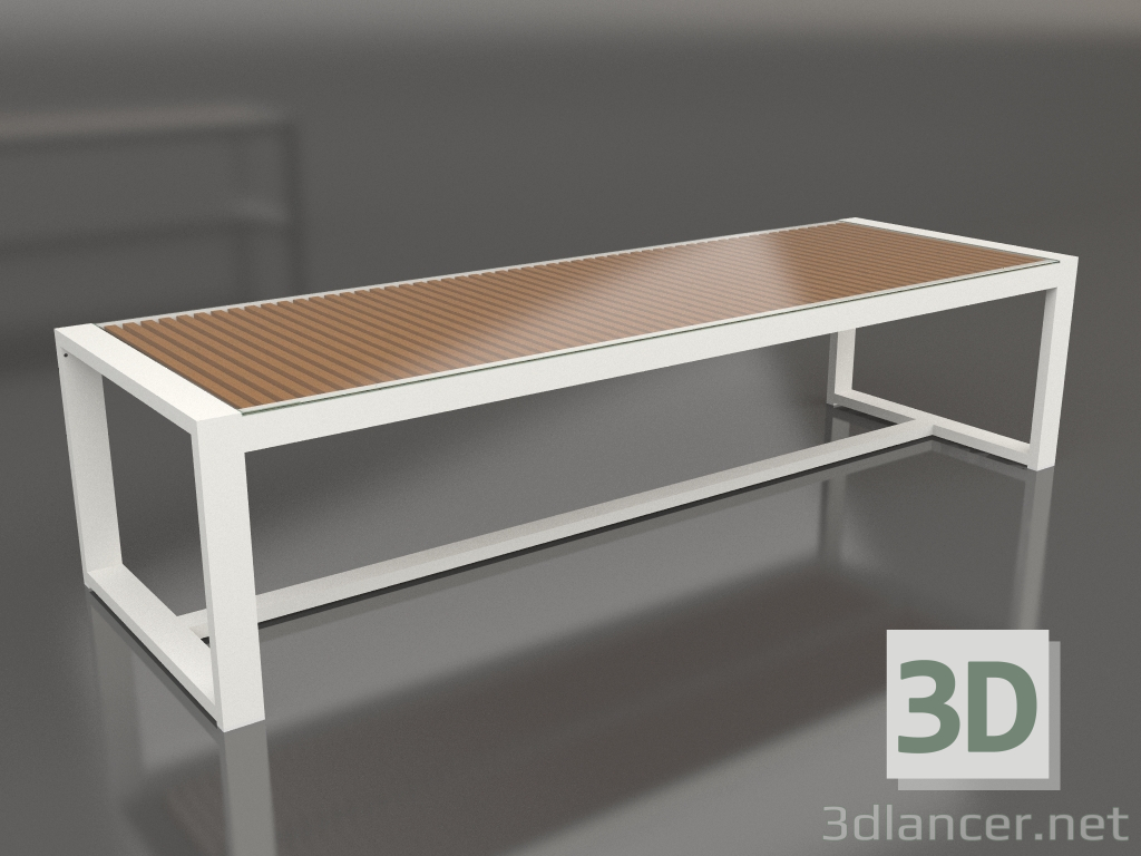 modèle 3D Table à manger avec plateau en verre 307 (gris agate) - preview