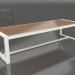 3d model Dining table with glass top 307 (Agate gray) - preview