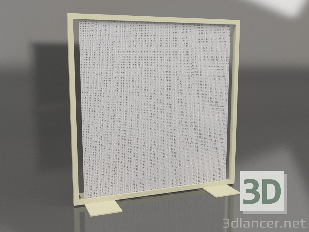 Modelo 3d Partição de tela 150x150 (ouro) - preview