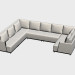 3D Modell Modulare Sofas Normandie - Vorschau