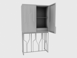 GINZA BAR ARMOIRE DE VERRE (90X42XH175) Bar