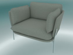 Fauteuil Cloud (LN1, 84x100 N 75cm, Pieds Chromés, Sunniva 2 717)