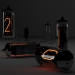 3d Discharge Indicator Lamps model buy - render